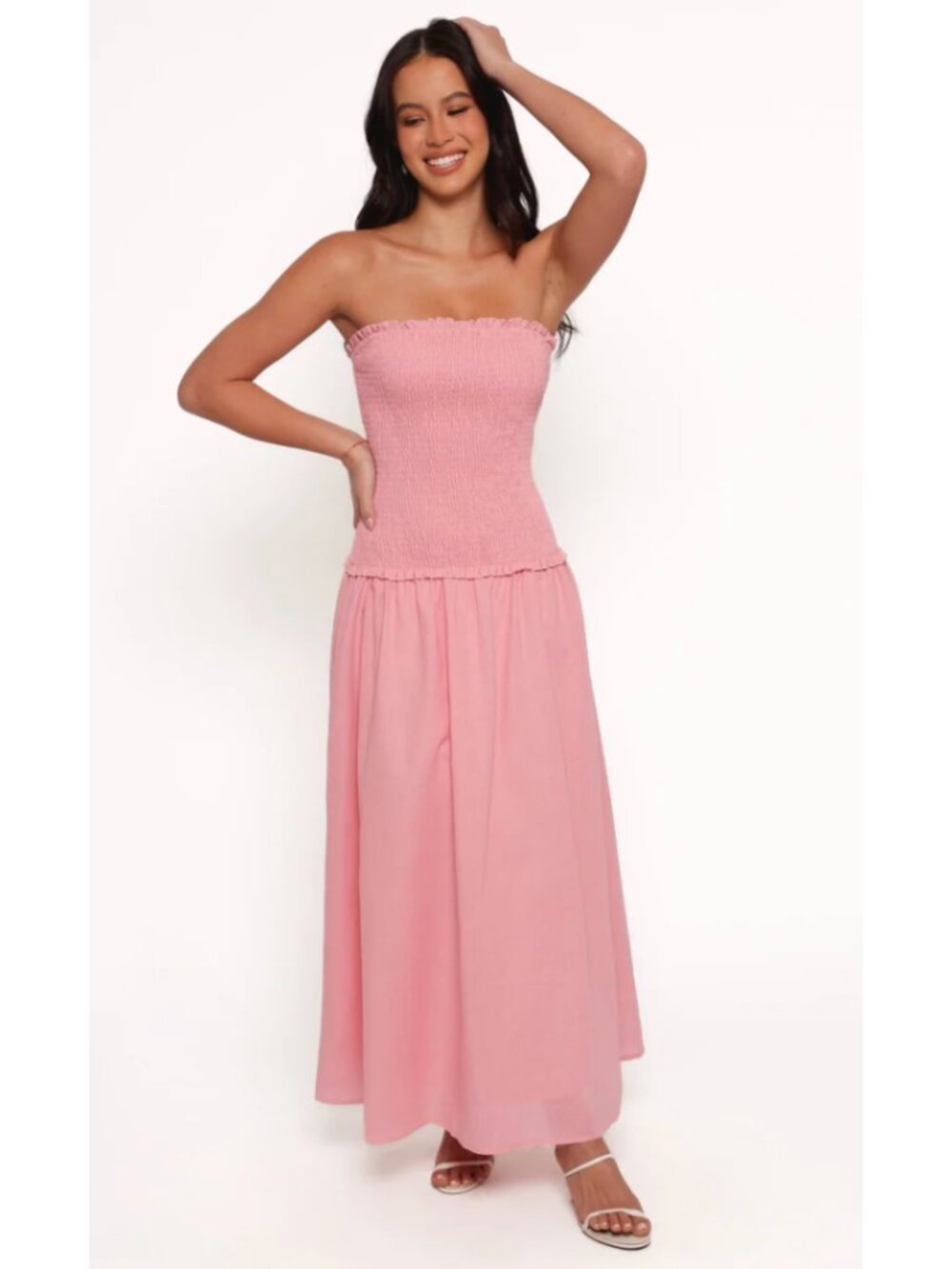 NWT Petal & Pup Bea Soft Pink Maxi Dress M